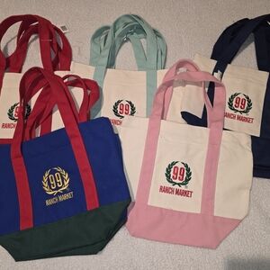 NWT 99 RANCH MARKET MINI TOTE BAGS - 5 COLORS AVAILABLE